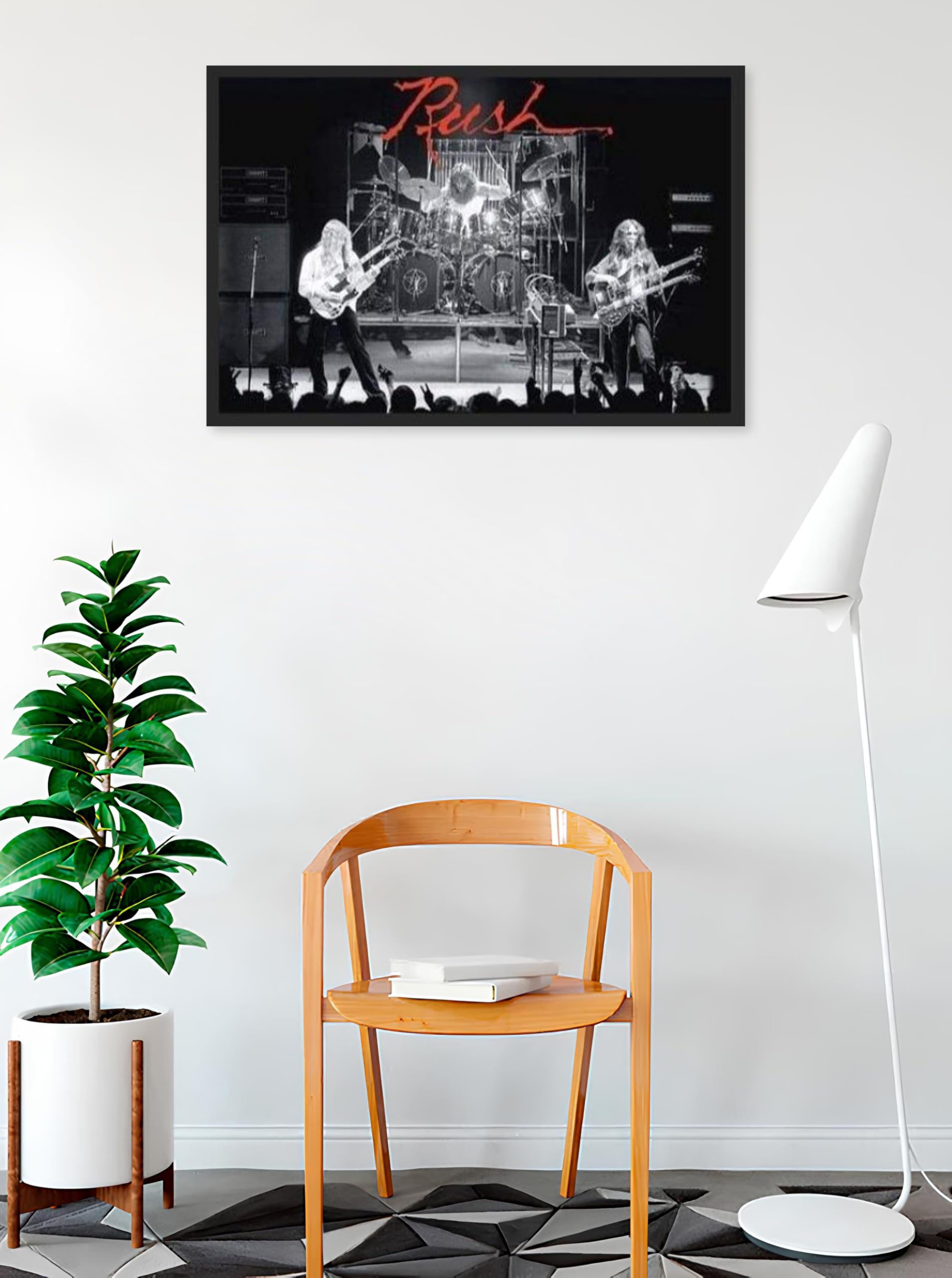 Amazon.co.jp: ラッシュ - 半球ライブオンステージ 36x24 ポスター音楽